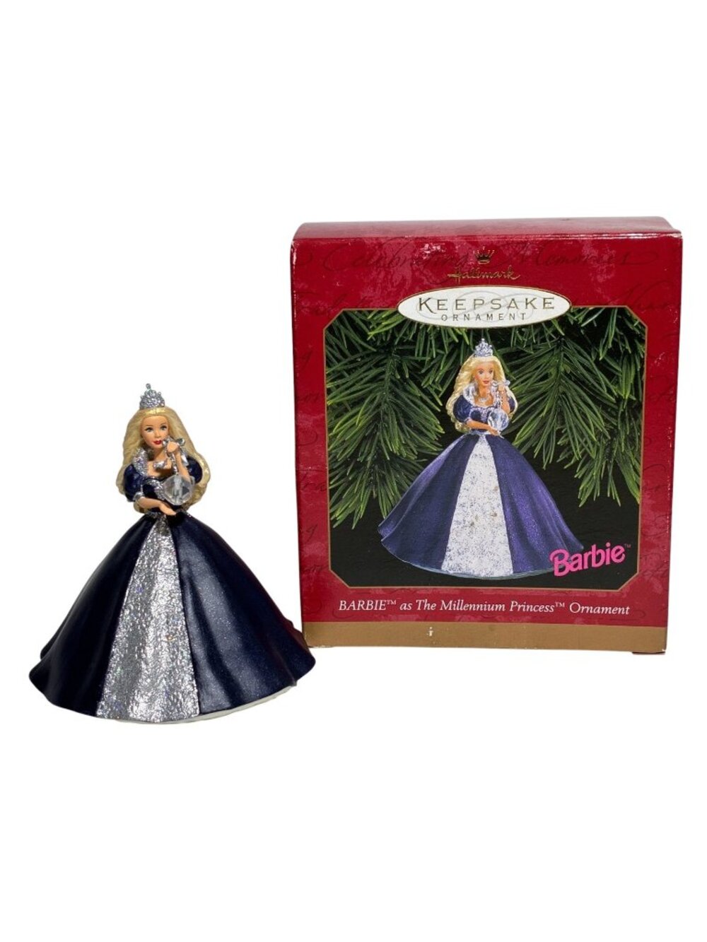 Barbie Hallmark Keepsake Ornament Millennium Princess QX14019 Y2K Exclusive 1999